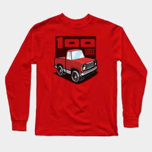 Bright Red - D-100 (1978 - White-Based) Long Sleeve T-Shirt